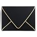 A7 Black Envelopes 5 x 7,50Pack,- For 5x7 Cards| Self Seal| Perfect for Weddings, Invitations, Photos, Graduation, Baby Shower| 250GSM Luxury paper|5.25 x 7.25 Inches (Black)