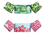 STEARNS Puddle Jumper Original 3D Deluxe 2 PK Forest Frog & Pink Starfish, 30-50 Pounds, 2 Pack