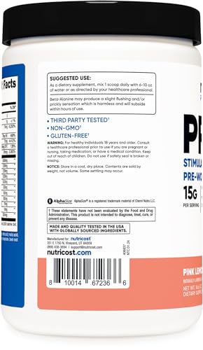 Nutricost NTC-SF_PRE_30SERV-PL Stim-Free Pre-Workout thumb #3