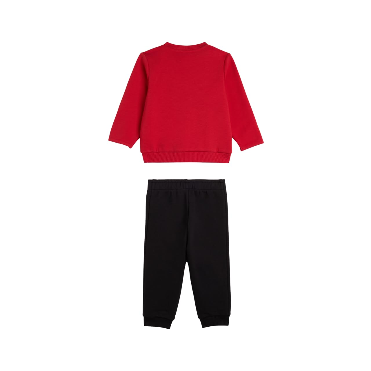 A.C. Milan Kit Felpa con Cappuccio E Pantaloni Neonato Juego de 2 Piezas con Logotipo Puma, Producto Oficial Unisex bebé