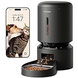 PETLIBRO Automatic Cat Feeder with Camera, 1080P HD Video with Night Vision, 5G WiFi Pet Feeder with 2-Way Audio, Low Food & Blockage Sensor, Motion & Sound Alerts for Cat & Dog Single Tray