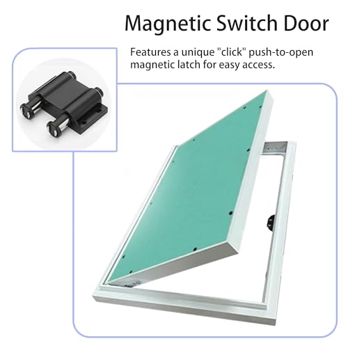 Porte murale encastrée robuste 30x32 po avec couvercle amovible - 6