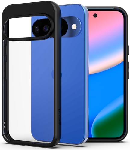 Image of KAPAVER Hybrid Shock Proof Series Back Cover Case Compatible with for Google Pixel 10 (PC+TPU) (Black)