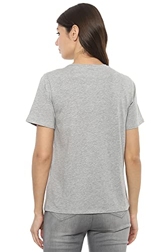 Image of Van Heusen Women's Solid Regular Fit T-Shirt