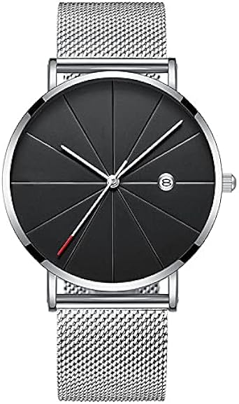 Relojes de Lujo a la Moda, Relojes de Negocios, Relojes superfinos para Hombre, Correa de Malla de Acero Inoxidable, Relojes de Cuarzo, Relojes Dorados, Regalo para Hombre 2022