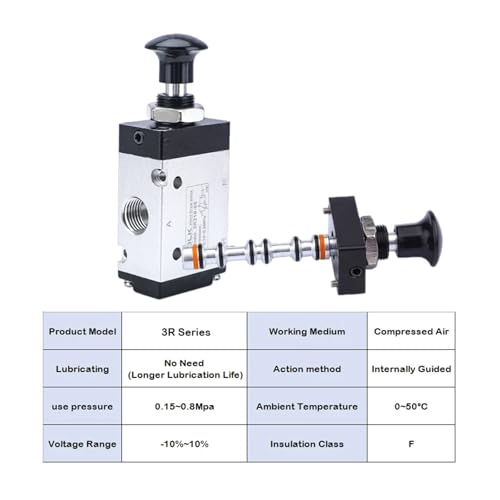 Vannes manuelles pneumatiques 3R210-06 distributeur d'air levier