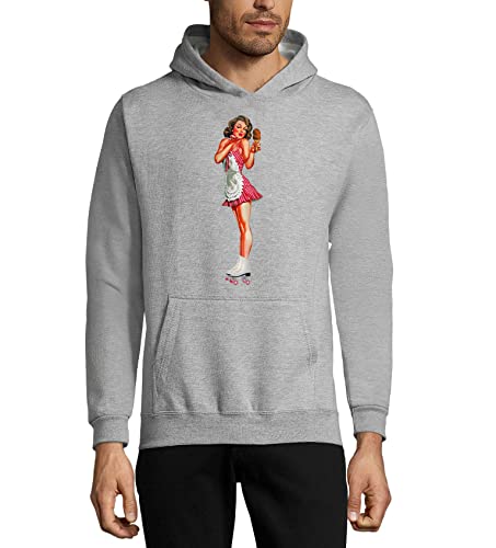 Sweat à Capuche Skater Chaud et Stylé contre le Froid en Roller