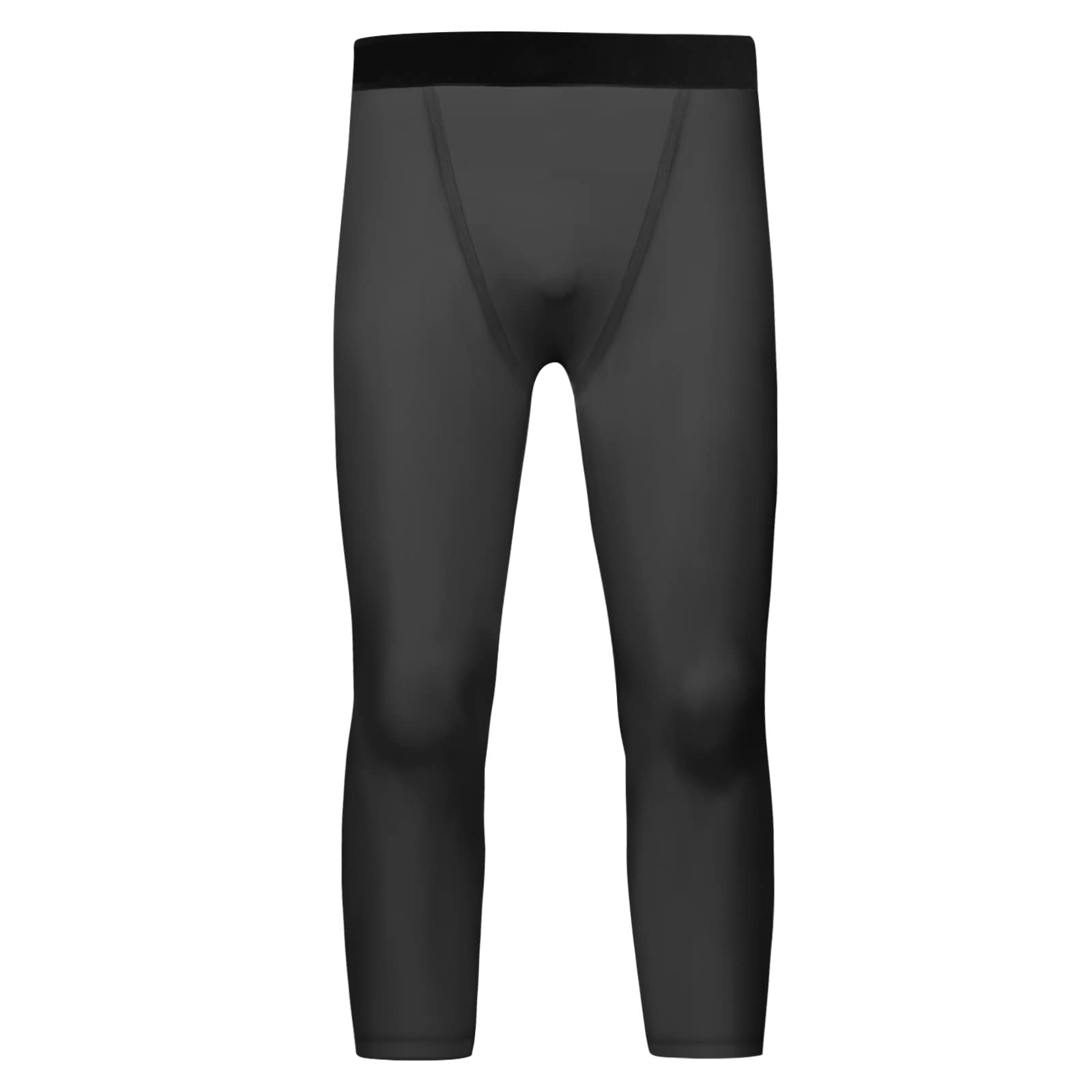 3/4 Garçons Jeunes Compression Leggings Collants Base Layer Sports Course Capris Enfants Pantalons pour entraînement Basketball
