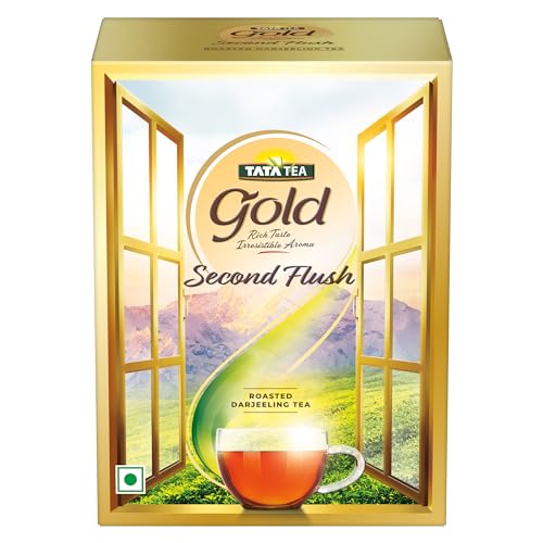 Tata Tea Gold Second Flush Roasted Darjeeling Tea, 250g, Smoky Aroma & Fruity Muscatel Flavour (B0CX5584YY) Amazon Price History, Amazon Price Tracker