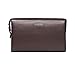 Produktbild Leder Codeschloss Herrentasche Herren Clutch Kaffee Business Kupplung Geschäft Handtasche Groß Geldbörse Echtleder Karten Tasche für Männer