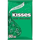 HERSHEY'S KISSES Milk Chocolate Candy Bulk Bag, 60 oz