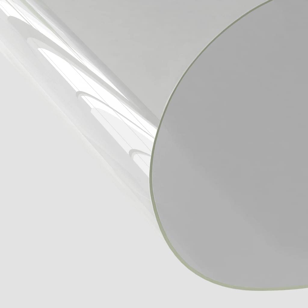 Protector de mesa transparente de PVC, 200 x 100 cm, grosor de 1,6 mm, para comedor, oficina, cocina, jardín, para proteger la mesa y las patas de los muebles de arañazos