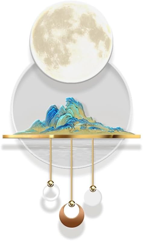 Entrance Decorative Painting Wall Sconce LED Illuminated Mural Stereoscopic Wall Art(60CM*100CM)