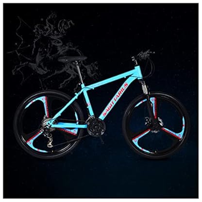 YQCXG Mountainbikes, Hardtail-Mountainbike 26 Zoll, Mountain Trail Bike für Herren und Damen, Mountainbike mit Doppelscheibenbremse, rutschfeste Mountainbikes aus Kohlenstoffstahl