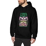 SHASHWAT Men's Morbid Music Angel Band Hoodies with Graphic Design Fashion Casual Fleece Long Sleeve Pullover Hoodies Hooded Sweatshirts for Men Adults Birthday Gift black L