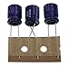 Produktbild 20x Elko Kondensator radial 820µF 6,3V | Elektrolytkondensator bis zu 105°C | 820uF Electrolytic Capacitor from United Chemi-Con