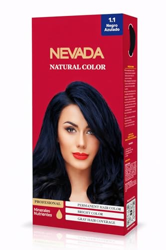 Bluish Black Permanent Hair Dye 1.1