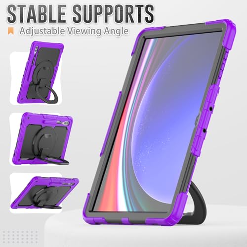 Coque Samsung Tab S8 Ultra de qualité militaire avec protège-écran - 4
