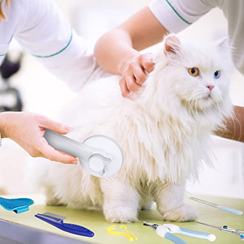 Ameami Cat Grooming Kit Cat Grooming Supplies, Cat Muzzle For Grooming Anti-Bite, Cat Brush For Shedding, 9 In 1 Professional Pet Grooming Kit For Cat Kitten #TOP5