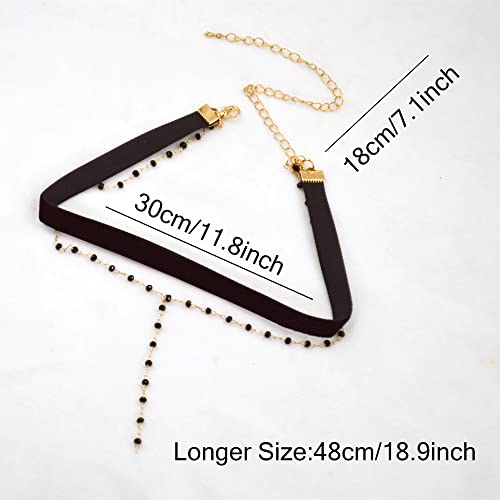 MOMOCAT Heart Necklace Adjustable Red Choker Classic Collar Necklaces for Women and Girls Velvet Chocker Necklace - Image 5