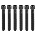 Produktbild 6 Stück Titanschrauben M4 x 10 13,5 15 20 25mm Inbusschlüsselschrauben, Schwarz, M4,10mm