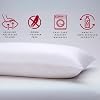 Marriott Hotel Down Alternative Eco Pillow - Luxury Hotel Pillows with 100% Recycled Fill - Down Alternative Pillow for Sleeping - Original Hotels Bedding - Set of 2 - Queen