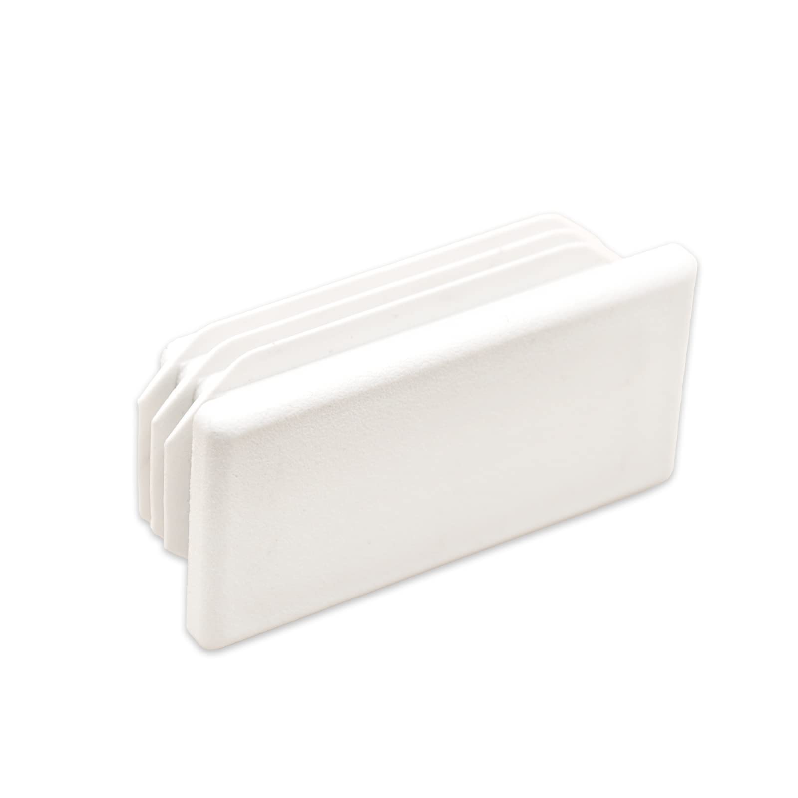 Flyshop 4 Tappi Terminali In Plastica Per Tubi Rettangolari 30x60 Mm – Inserti Per Mobili – Dimensioni 60x30x18 Mm