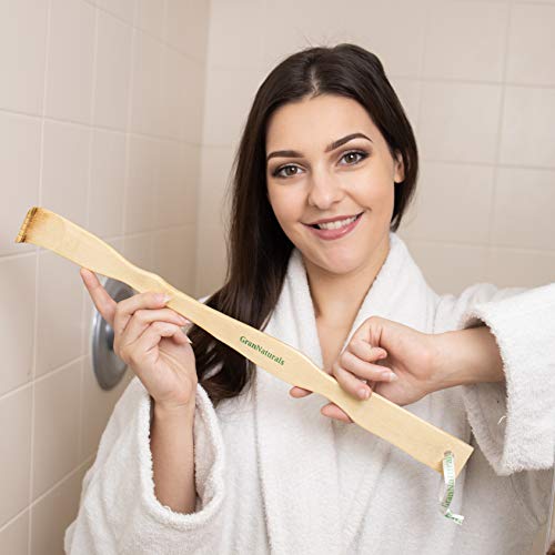 Grannaturals Bamboo Back Scratcher - Long Wooden Claw For Scratching Hard-To-Reach Itchy Spot - Lightweight Therapeutic Massage & Relaxation Scratch Tool - Strong & Heavy-Duty Handle With Hang Loop #TOP2