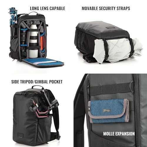 Image of Tenba Solstice v2 20L Backpack for DSLR and Mirrorless cameras and lenses, including supertelephoto zooms - Black (636-440)