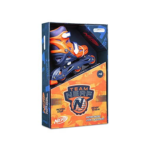 Patins Inline 2 Em 1 Tam 31-34 Nerf Multikids - BR1167
