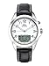 Produktbild Meister Anker Herren Uhr in Silberfarben mit Armband in Schwarz aus Leder