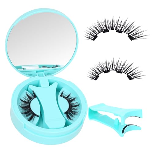 Magnetic Eyelashes with Applicator,Reusable Soft C Curl Magnetic Eyelashes Natural