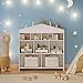 IDEALHOUSE Toy Storage Organizer 8 Cubes Kids Bookshelf Dollhouse Bookcase Rack Toddlers Playhouse Shelves Cabinet for Boys Girls Wooden Toy Chest Playroom, Classroom, Nursery, Kids Room,White