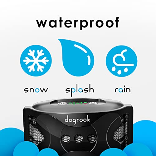 Dogrook Rechargeable Dog Bark Collar - Humane, No Shock Barking Collar - W/2 Vibration & Beep - Small, Medium & Large Dogs Breeds Training - No Remote - 8-110 Lbs #TOP4