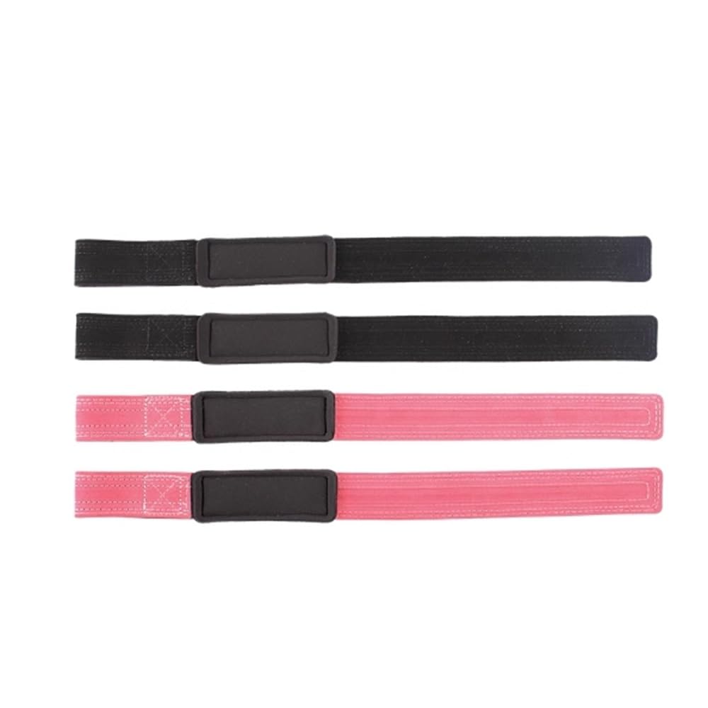 Fitness Tractions Haltérophilie Sports Bande de Protection des Mains Sangles de Musculation(Rose)