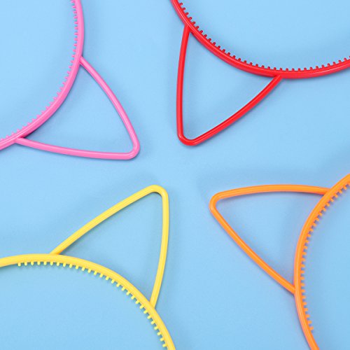 Fita de orelha de gato Frcolor 10 peças de faixas de plástico para festa fantasia decorações diárias