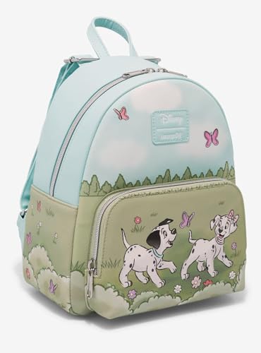 Loungefly Disney 101 Dalmatians Flower Field Mini Backpack BLUE NONE2