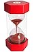 Sand Timer Hour Glass for Kids, Teachers, Therapists, Classroom, Office Desk, Kitchen, Decoration, Sensory Room. 30 Second Hourglass timers. Red. Large Size - by Playlearn USA