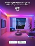 Govee RGBIC LED Strip Lights 100ft, Smart LED Lights Work with Alexa and Google Assistant, App Control Segmented DIY Multiple Colors, Color Changing Lights, LED Lights for Bedroom (NOT Waterproof)