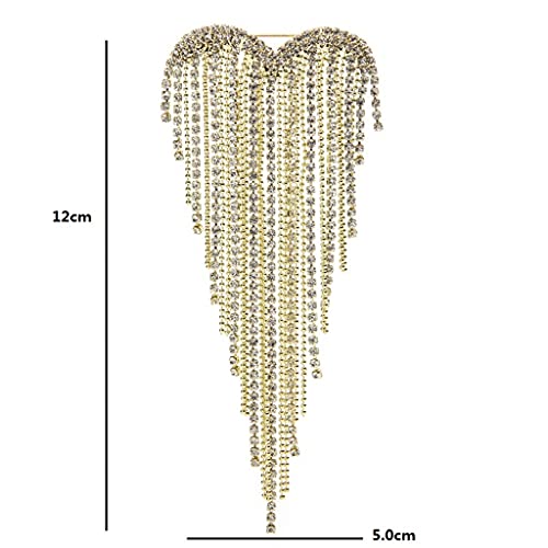 Bijoux brooch épingles haut de gamme avec finition franges
