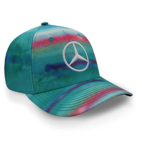 Mercedes-AMG Petronas F1 Special Edition Lewis Hamilton 2022 Miami GP Hat Blue miniatura 3