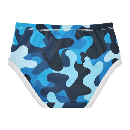 Camouflage Blue Panties Little Girl Toddler Girls Underwear Cotton Personalized Kids Briefs Undies 2t2