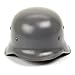 German WWII M42 Steel Helmet- Stahlhelm 42 WW2 M1942- Extra Large Shell- Size 70