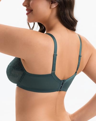 Vukoiswe Minimizer Bra for Women, Plus Size Full Coverage Underwire Bra - image 2