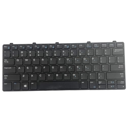 US Layout Keyboard Compatible with Dell Windows 11 3189 Keyboard 0343NN 032TK3