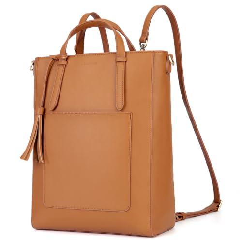 ECOSUSI Vegan Leather Convertible Bag