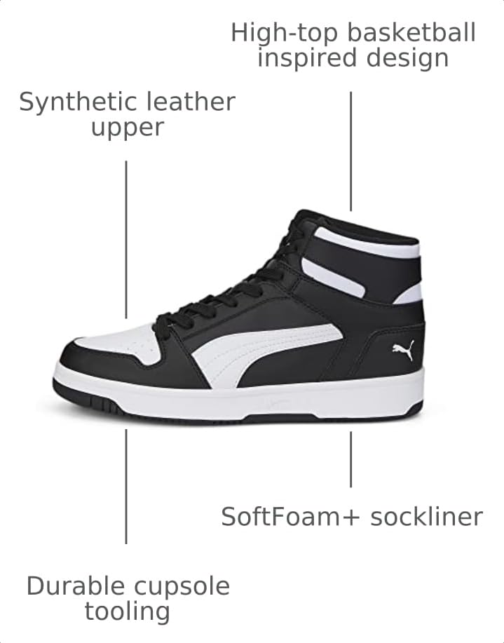 Image of Puma Men's Rebound Layup Mid Shoes