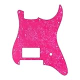 Tremolo-Steg Humbucker Tonabnehmer Schlagbrett H PAF Humbucker Flammenmuster(8)