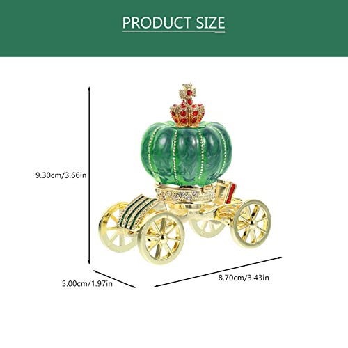 Boîte à bijoux de chariot à citrouille idéale pour cadeau d'anniversaire
