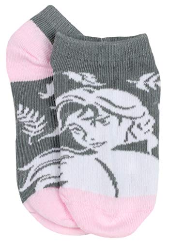 Disney Frozen 10-Pack Socks Multi Pack Set, Blue/Purple, 6/83